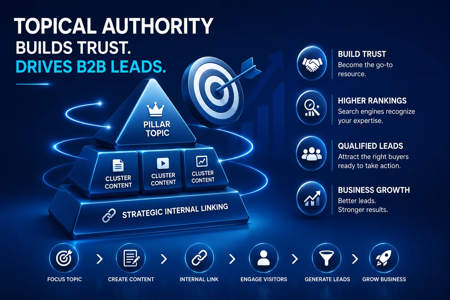 Building Topical Authority That Drives Qualified B2B Leads | Complete Guide