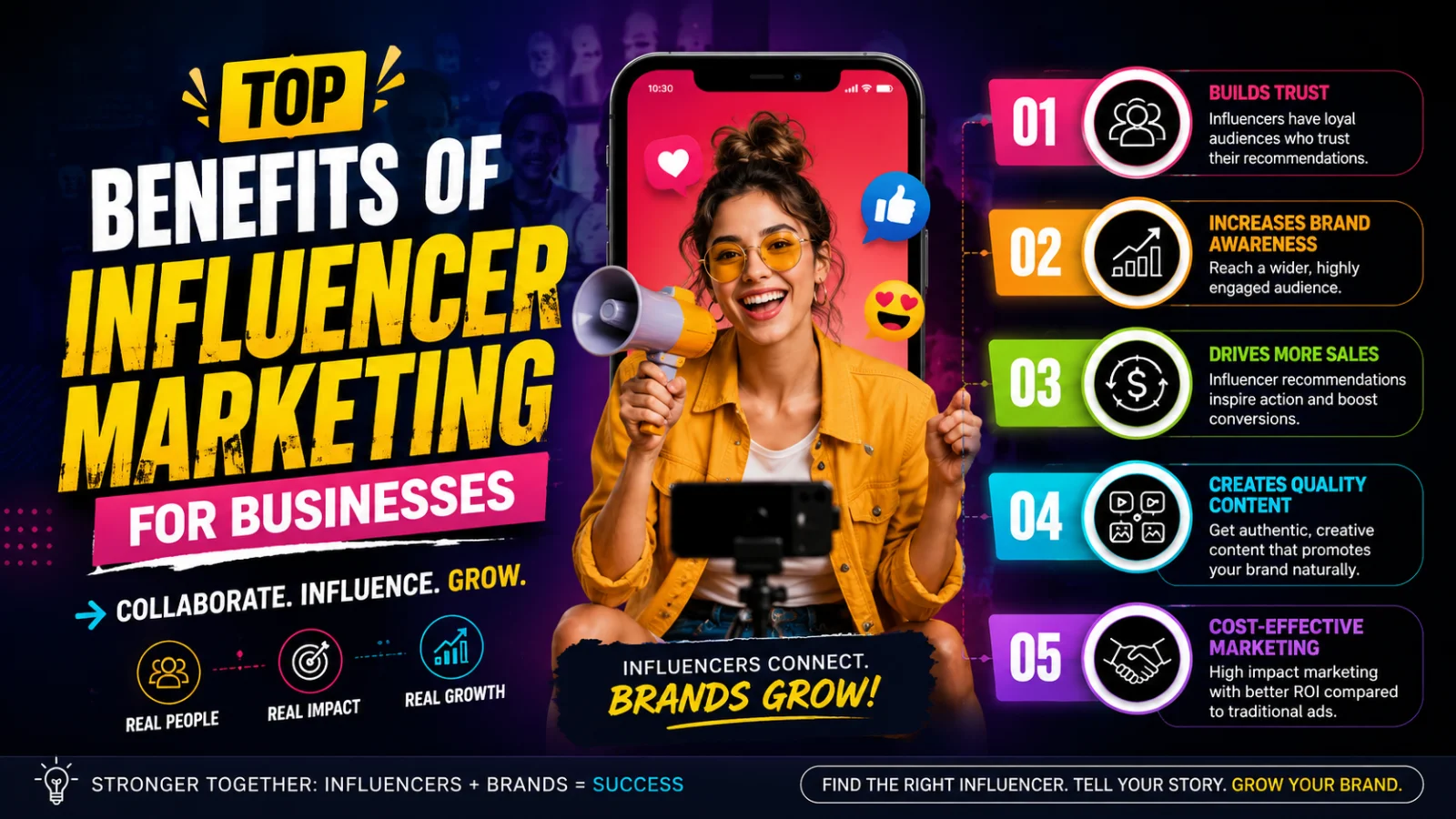 Top Benefits of Influencer Marketing for Businesses