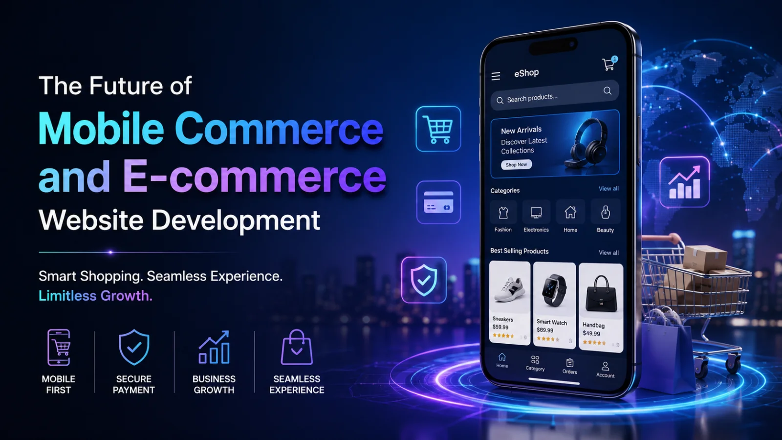 The Future of Mobile Commerce and E-commerce Website Development